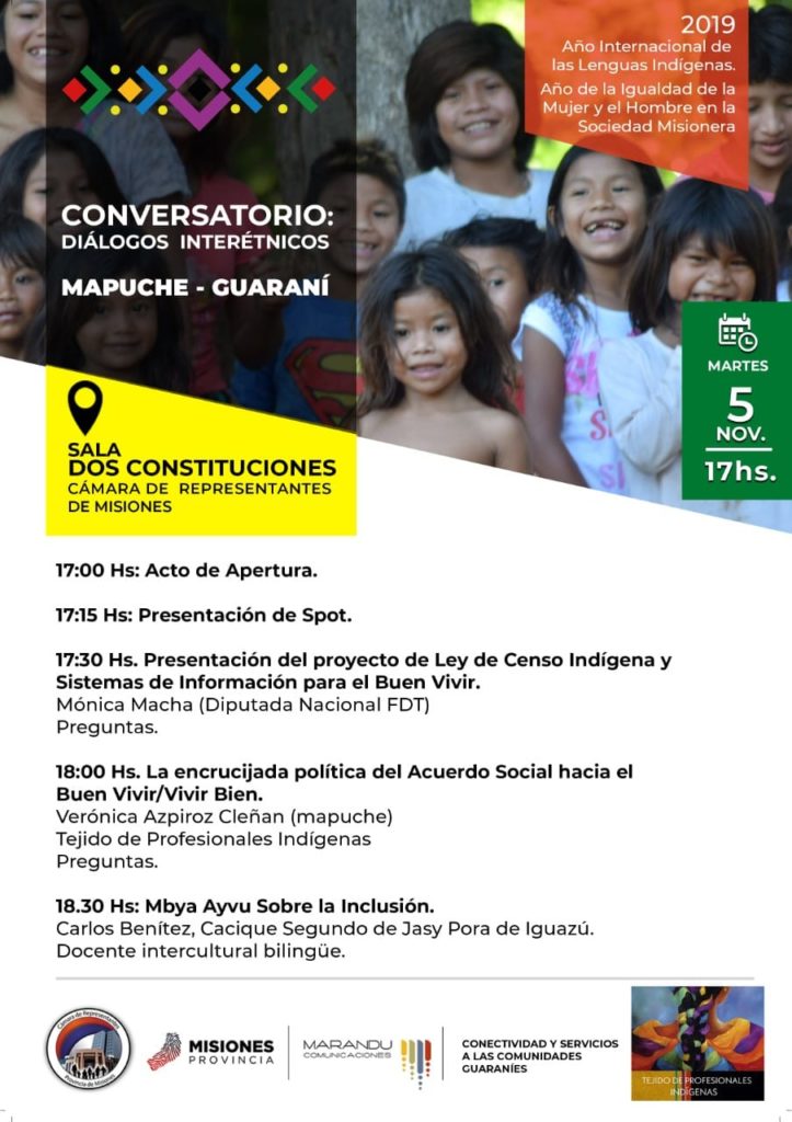Hoy: Lanzamiento Campaña de Comunicación por el Autoreconocimiento étnico y la diversidad lingüística hacia el CENSO 2020