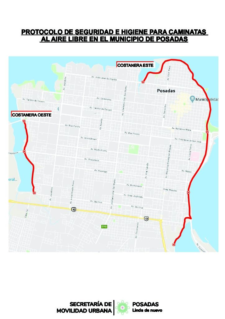 Amplían recorridos para la prueba piloto de caminatas recreativas