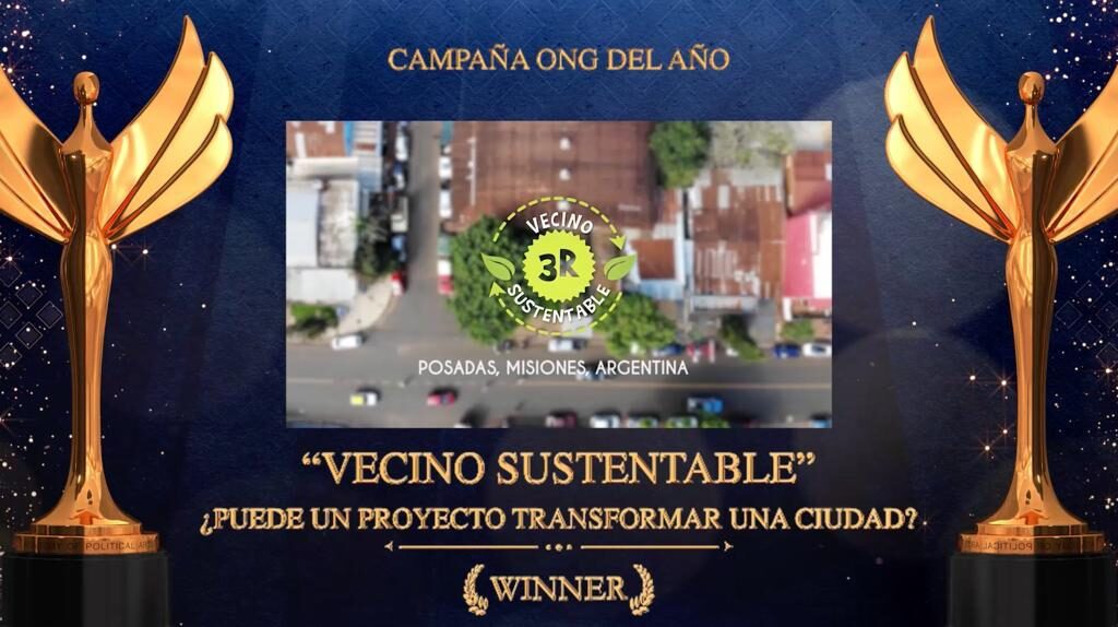Vecino Sustentable fue reconocida como “ONG del Año 2020” en certamen de comunicación en Estados Unidos
