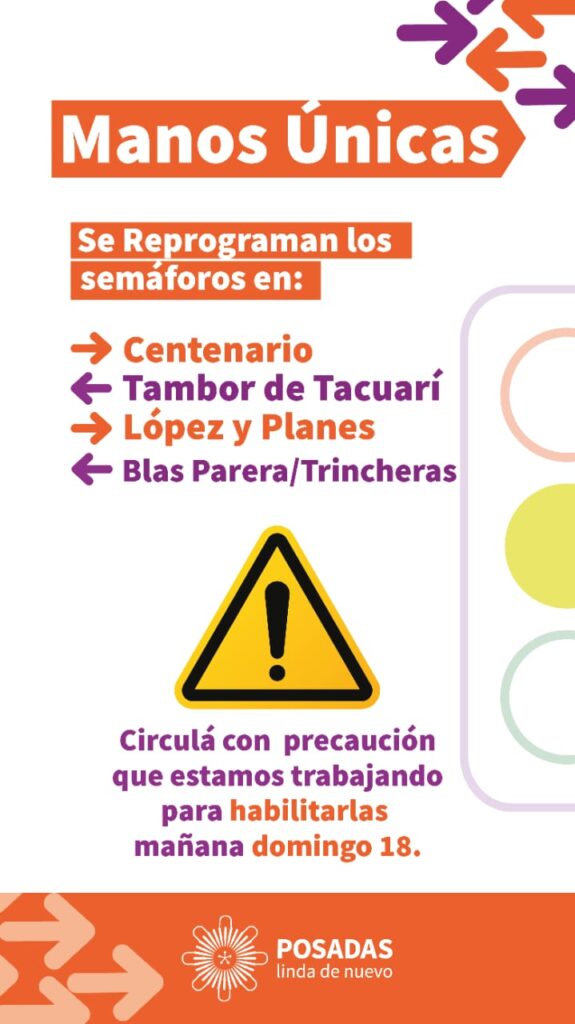 Manos Únicas en avenidas de Posadas