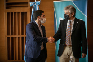 El presidente de la Agencia Misionera de Innovación, Nicolás Daviña se reunió con el nuevo Ministro de Ciencia, Tecnología e Innovación Daniel Filmus.