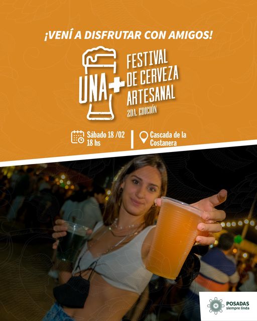 El mayor festival de cerveza artesanal llega a la Costanera el sábado 18